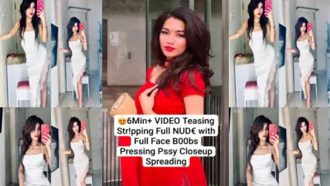Famous Instagram Influencer - Paid Videocall Teasing Stripping - Full Nude with Full Face