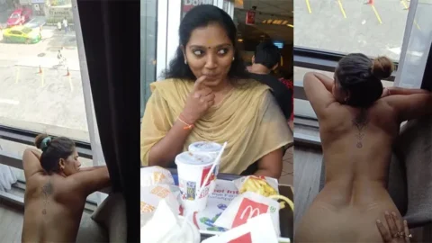 Cheating Mallu Wife Tantalizing Sonali - Balcony Fucking Front of Window
