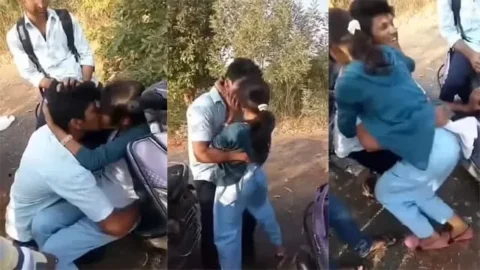 College Girl Road Sex - Valentines Day MMS Viral