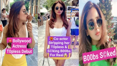 Famous Bollywood Actress Most Exclusive Nude - Debut Co Actor Stripping her Topless Boobs For Real