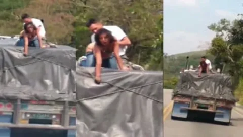 Running Truck Ladki - Hard Fucking Leak MMS