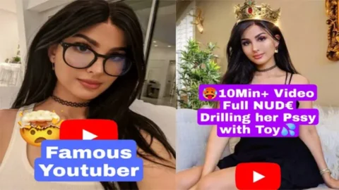 Famous Youtuber Most Requested Full Showing her Boobs - Stripping Full Nude with Full Face & Drilling her Pssy with Toy