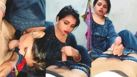 Home Video Of Desi Bhabhi Giving Devar A Wet Blowjob Video MMS