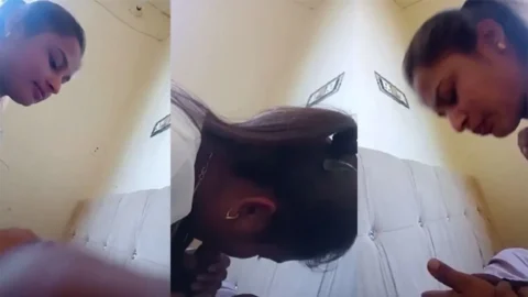 Beautiful girl quickly blowing to cousin 2