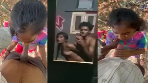 Tamil Cousin Teen Brother & Sister Outdoor Dick Fucking