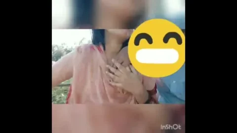Stunning Bengali College Girlfriend Exhibits Outdoor Bre...