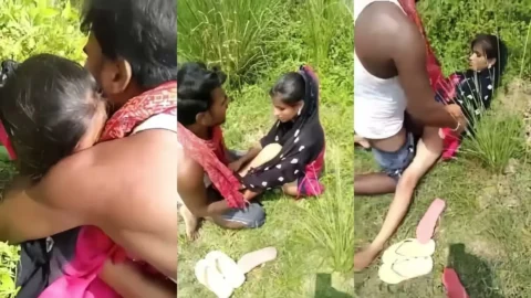 Outdoor Sex With Desi Village Girl Exposing Her Big Boobs And Hairy Pussy Video MMS