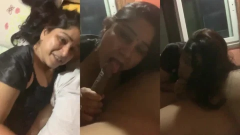 Desi village MILF hubby ka lund chusne wala private mms leak