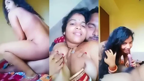 Desi Bhabhi Nude Riding Dick and Sloppy Blowjob Action Video MMS