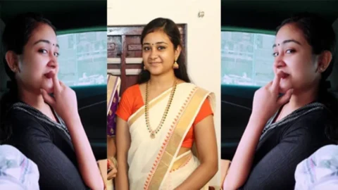Kochin Mallu chechi Handjob Fucked to Hubby 2