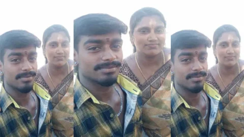 Mature Aunty Affair Young Boy - in Field Having Fun With Lover
