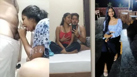 IT Girl Sucking Manager Cock Blowing in Hotel Room Fucking