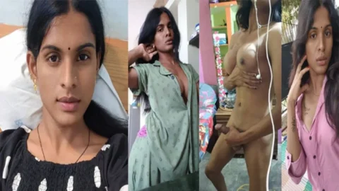 Desi Real Shemale Boyfriend Fucks Her Dick 2