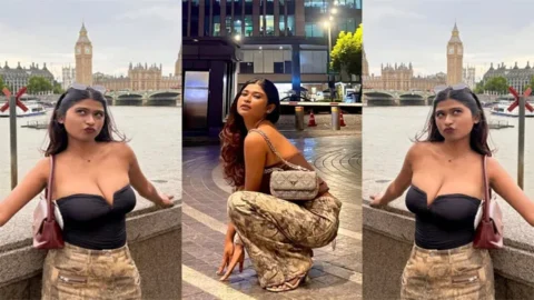 Sexy Indian Insta Influcer Close Teasing Showing
