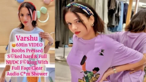 Varshu Influencer Turned Roleplay Model Boobs Sucked Hard Fucking with Full Face