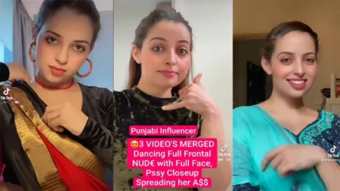 Famous Punjabi Influencer Dancing - Full Frontal Nude