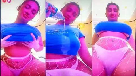 Aditi Mistry Nude Boobs Nipples Exposed in Blue Top Final Part Video MMS