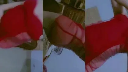 Tasnimmalihaborsha Stip In Red Dress