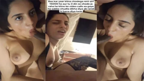 Horny indian wife sucking dick and fucking
