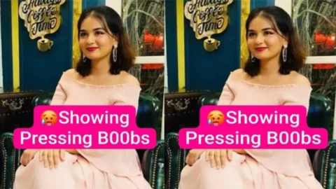 Beautiful Desi GF Latest Most Exclusive Viral Video Showing Pressing Boobs with Cute Expressions