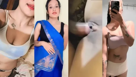 Inked girlfriend with a tattooed pussy spreads her legs for a deep hard pounding Video MMS