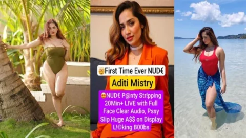 Aditi Mistry Nude Panty Stripping New Live with Full Face 2