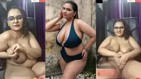 Srishti Khan Chubby Desi Model Nude Stripping Live MMS Video Video MMS