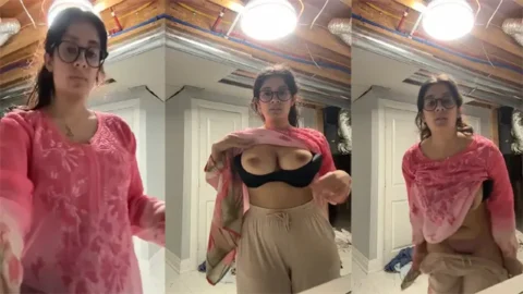 Gorgeous Paki Submissive Degraded Whore Wife - with Body Writings Exposed