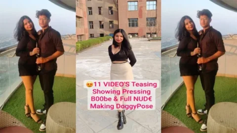 University Queen Viral Teasing - Showing Pressing Boobs
