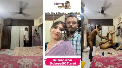 Horny Desi Couples Latest Trending Meme 8Min - Full Nude Blowjob Fucking - with Full Face Clear Audio