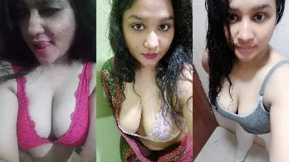 Horny Chubby Boobs Press Sexy Ass Striping Bathing Part 12