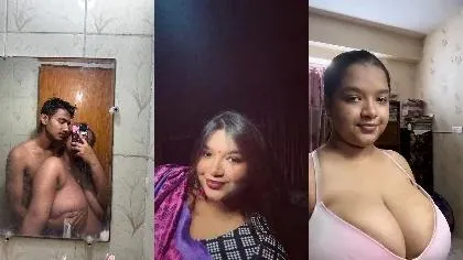 Tasnia Tasnim Big Boobs Teasing Herself For Bf