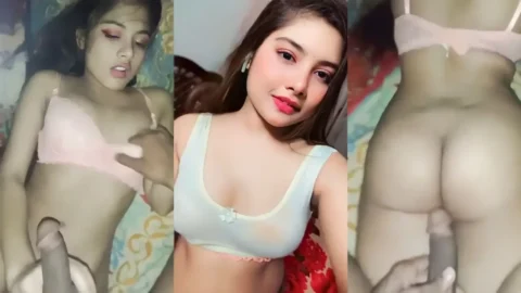 Cheating Desi GF MMS Getting Tight Pussy Fucked Hard All Night Video MMS