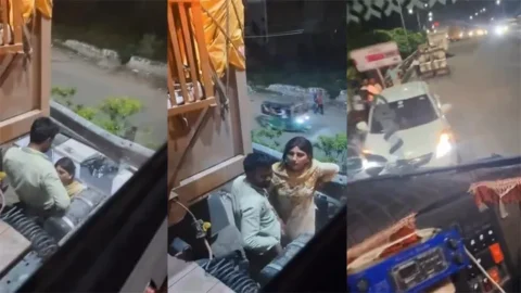 Hot Paid Randi Blowjob Truck Driver On Public Road - New Desi Video