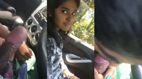 Amateur mallu girl ka car me bf ko blowjob wala XXX video