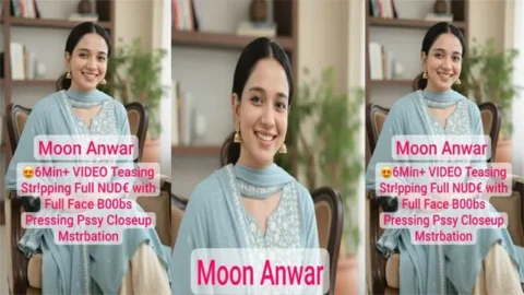 Moon Anwar Pakistani Tiktoker 6Min+ Premium Live Teasing Porn Watch