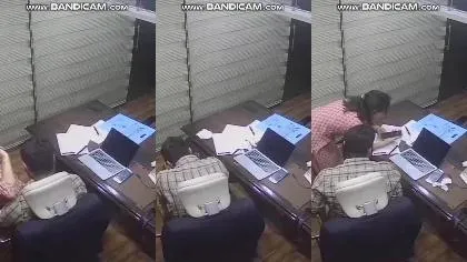 Desi Couple Romance Blowjob In Office Captured In Cctv Cam Part 3