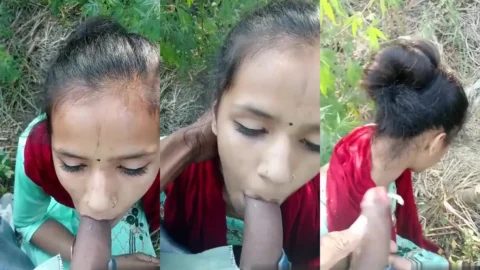 Amateur Punjabi girl se blowjob liya aur muh me cum nikala