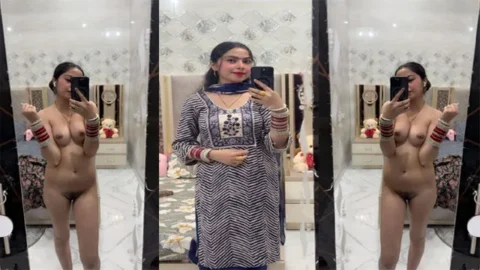 Punjabi Wife Masturbating Cucumber Riding Sex Toy
