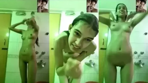 Sylhet Teen Nishat Bathroom MMS Full Nude Pussy and Small Tits Video MMS