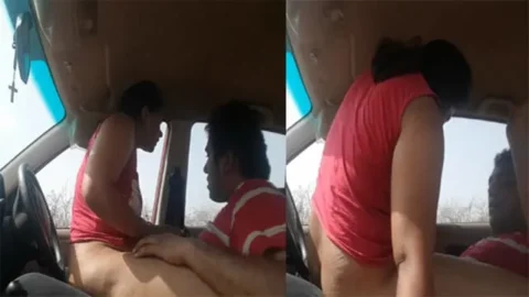 Indian Real Couple Hindi Sex Scandals MMS With Car