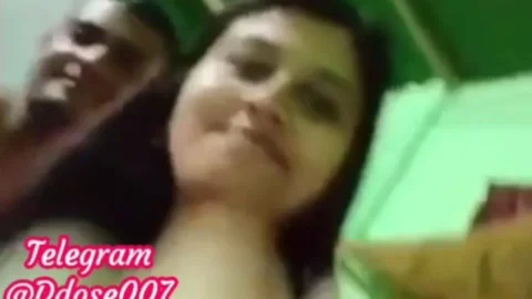 Cute Desi Wife gets Naughty with her Servant in absence of her Husband