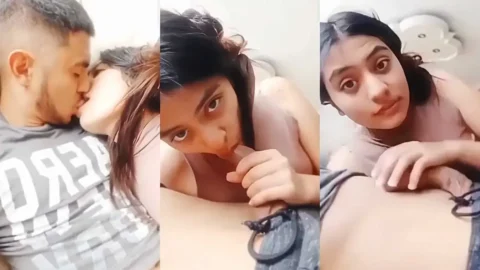 Desi Girlfriend Nude Session Sloppy Blowjob To BF Video MMS
