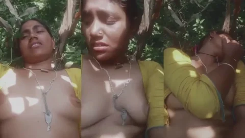 Dehati desi bhabhi ki ganne ke khet me chudai reel