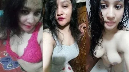 Horny Chubby Boobs Press Sexy Ass Striping Bathing Part 4