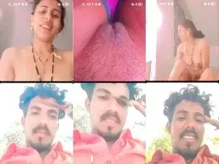 Naughty Desi Bhabhi Leaks Hairy Pussy and Wet Ass on Secret Video Call Video MMS