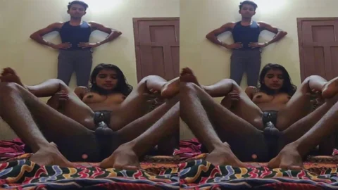 Desi Hardcore Threesome Fuck With Her Two Stepson 2