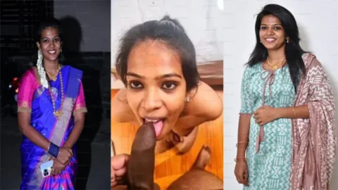 Tamil Girl Blowjob - Ball Sucking To her Lover Sex Video