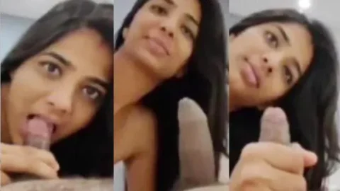 Maal Babe Thirsty Sucking Boyfriend Wet Dick VIral