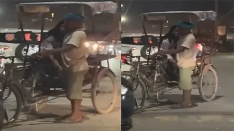 Randi Hhabhi Giving Handjob to Rikshawala Viral Video New